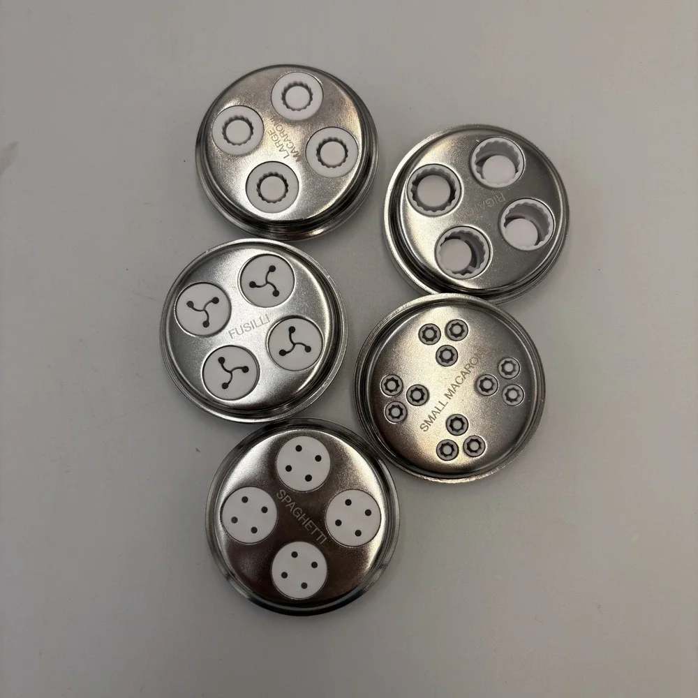 Cuisinart Pasta Plates Maker Attachments 5 discs to make classic pasta varieties